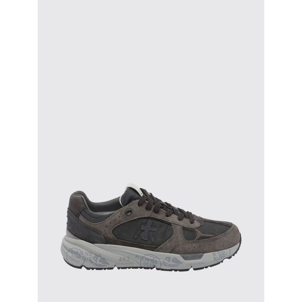Premiata Men Premiata Mase Two-Tone Trainers In Suede And Canvas